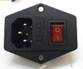 switch เปิดปิด พร้อมปลั๊กตัวผู้ ใช้กับตัวแปลงตัวchargerรถไฟฟ้าได้ 